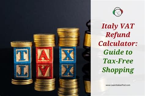 vat on shopping in italy.